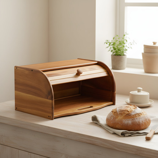 Wooden Bread Box